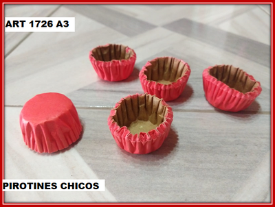 ART 1726 PIROTINES CHICOS ROJO