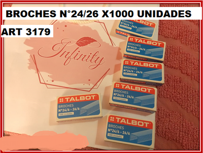 ART 3179 GANCHOS ABROCHADORA 24/26