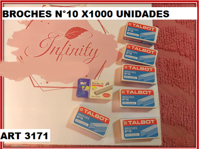 ART 3171 GANCHOS ABROCHADORA N°10
