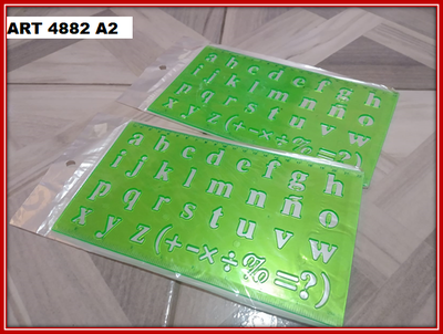 ART 4882 REGLA CON LETRAS