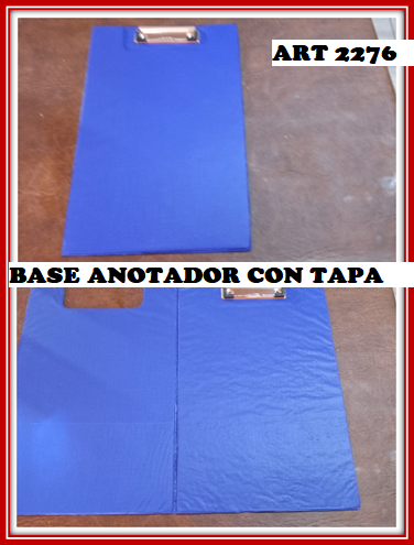 ART 2276 BASE ANOTADOR CON TAPA