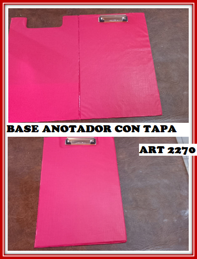ART 2270 BASE ANOTADOR CON TAPA 