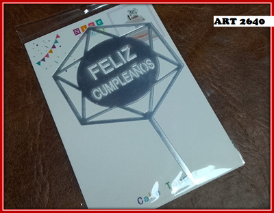 ART 2640 TOPERS FELIZ CUMPLEAÑOS