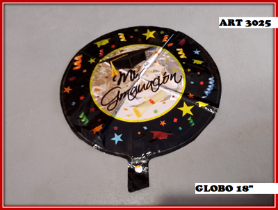 ART 3025 GLOBO GRADUACION