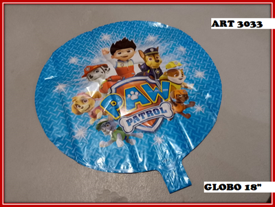 ART 3033 GLOBO PAW PATROL