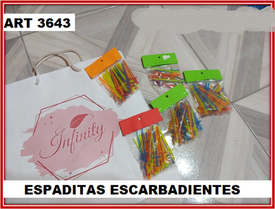 ART 3643 ESCARVADIENTES /PINCHES ESPADADITAS