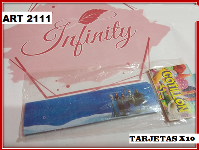 ART 2111 TARJETAS SOUVENIRS