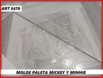 ART 5470 MOLDE PALETA MICKEY Y MINNIE