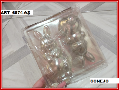ART 6574 MOLDE  CONEJO 3D