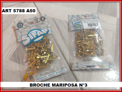 ART 5788 GANCHO MARIPOSA N°3