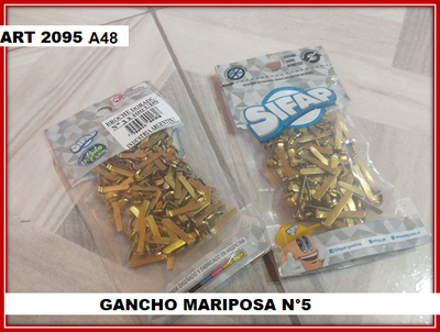 ART 2095 GANCHO MARIPOSA N°5