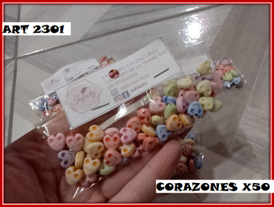 ART 2301 CORAZONES X50