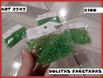 ART 2747 PERLAS FACETADAS X100