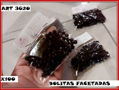 ART 3620 PERLAS FACETADAS X100