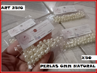 ART 2516 PERLAS NATURAL X50