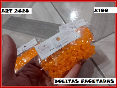 ART 2828 PERLAS FACETADAS X100