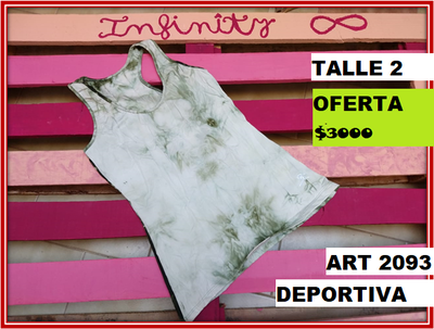 ART 2093 MUSCULOSA DEPORTIVA OFERTA