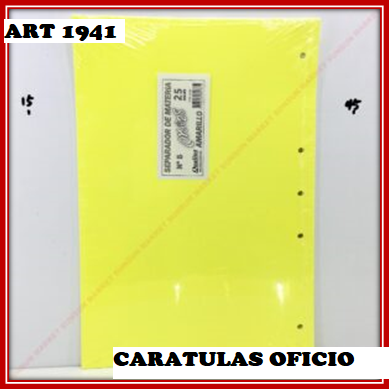 ART 1941 CARATULAS OFICIO