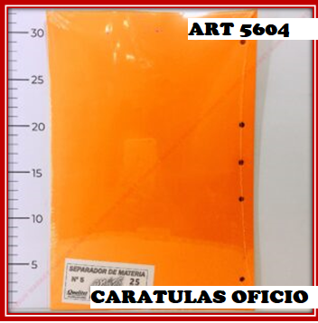 ART 5604 CARATULA OFICIO