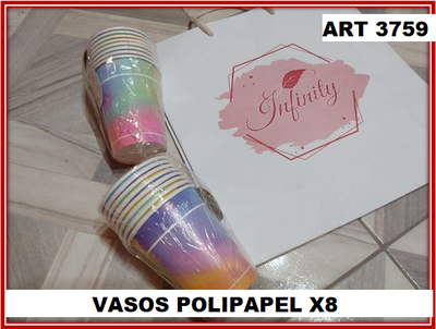ART 3759 VASOS POLIPAPEL