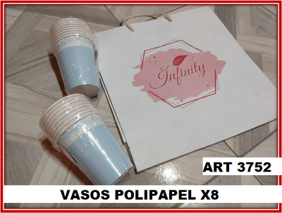ART 3752 VASOS POLIPAPEL