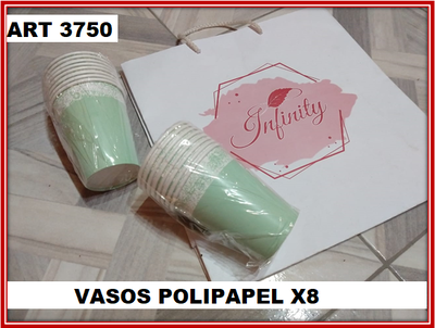 ART 3750 VASOS POLIPAPEL