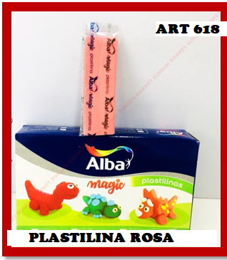 ART 618 PLASTILINA ALBA ROSA