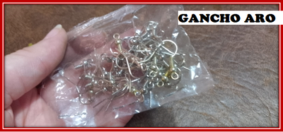 ART 6D GANCHOS PARA HACER AROS PLATEADOS