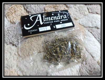 ART 7P GANCHOS PARA HACER AROS BRONCE