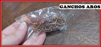 ART 6E GANCHOS PARA AROS COBRE
