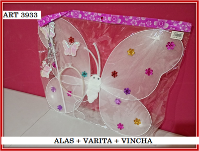 ART 3933 ALAS + VARITA + VINCHA