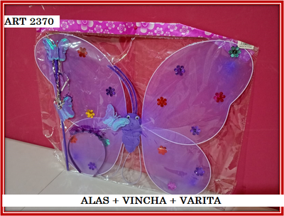 ART 2370 ALAS + VINCHA + VARITA