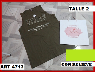 ART 4713 MUSCULOSA HOMBRE CON RELIEVE TALLE 2