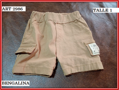 ART 2986 BERMUDA BENGALINA BEBE TALLE 1