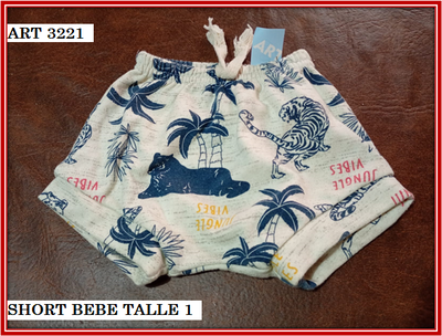 ART 3221 SHORT BEBE TALLE 1
