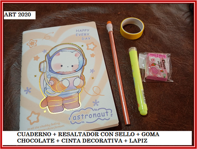 ART 2020 COMBO ANIMALITO ASTRONAUTA