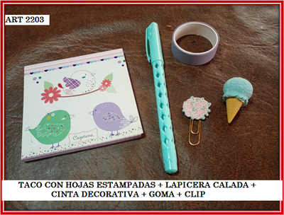 ART 2203 COMBO PAJARITO