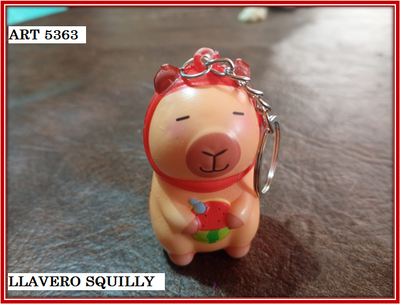 ART 5363 LLAVERO SQUILLY CAPIBARA