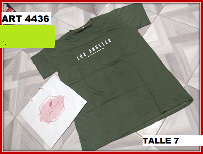 ART 4436 REMERA ESPECIAL TALLE 7