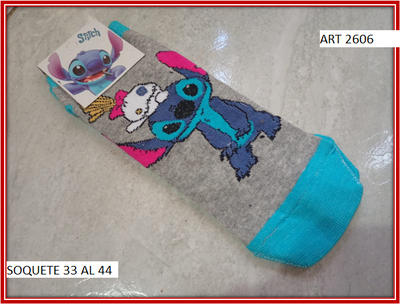 ART 2606 SOQUETES STICH 33 AL 44