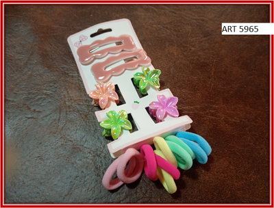 ART 5965 SET HEBILLAS + BROCHES + COLITAS