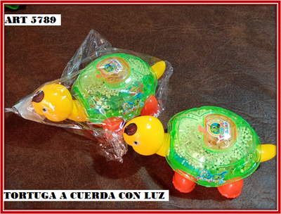 ART 5789 TORTUGA A CUERDA CON LUZ