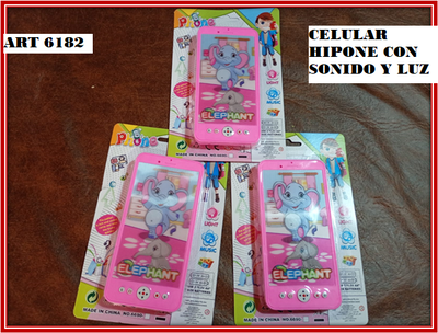 ART 6182 CELULAR HIPONE CON LUZ Y SONIDO