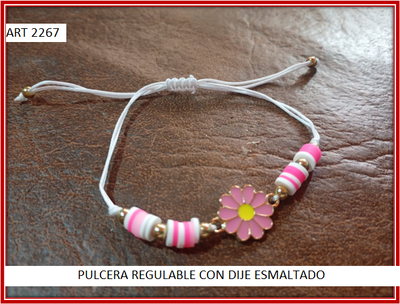 ART 2267 PULCERA REGULABLE CON DIJE ESMALTADO