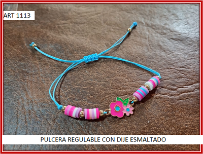 ART 1113 PULCERA REGULABLE CON DIJE ESMALTADO