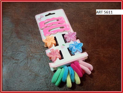 ART 5611 SET HEBILLAS + BROCHES + COLITAS