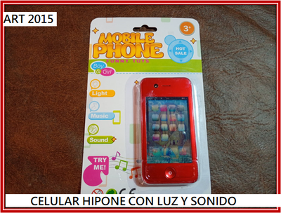 ART 2015 CELULAR HIPONE CON LUZ Y SONIDO
