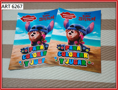 ART 6267 LIBRO COLOREAR STICH