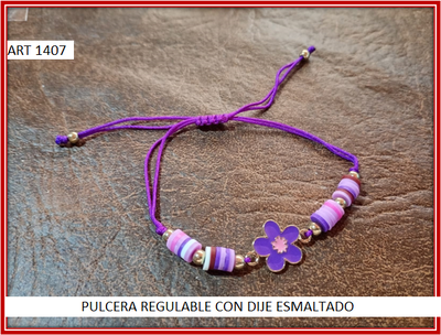 ART 1407 PULCERA REGULABLE CON DIJE ESMALTADO