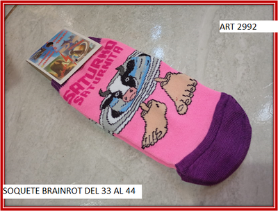 ART 2992 SOQUETE BRAINROT 33 AL 44